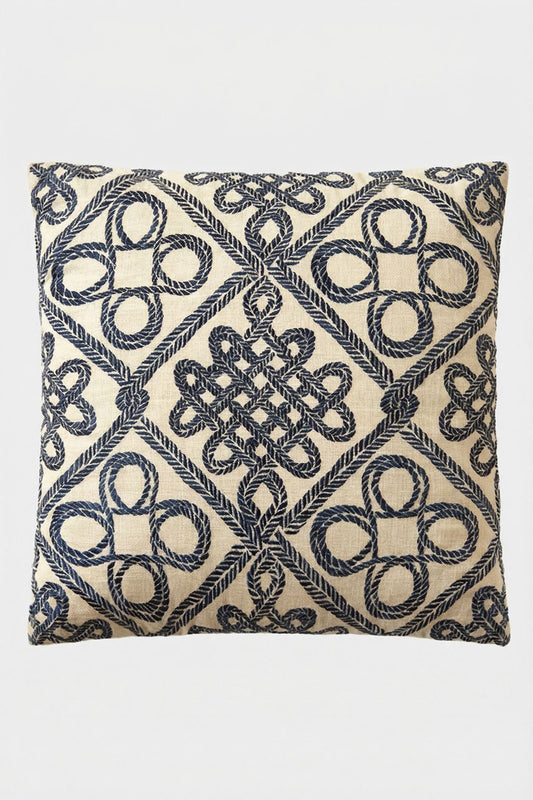 Trina Turk Costa Mesa Embroidered Square Pillow