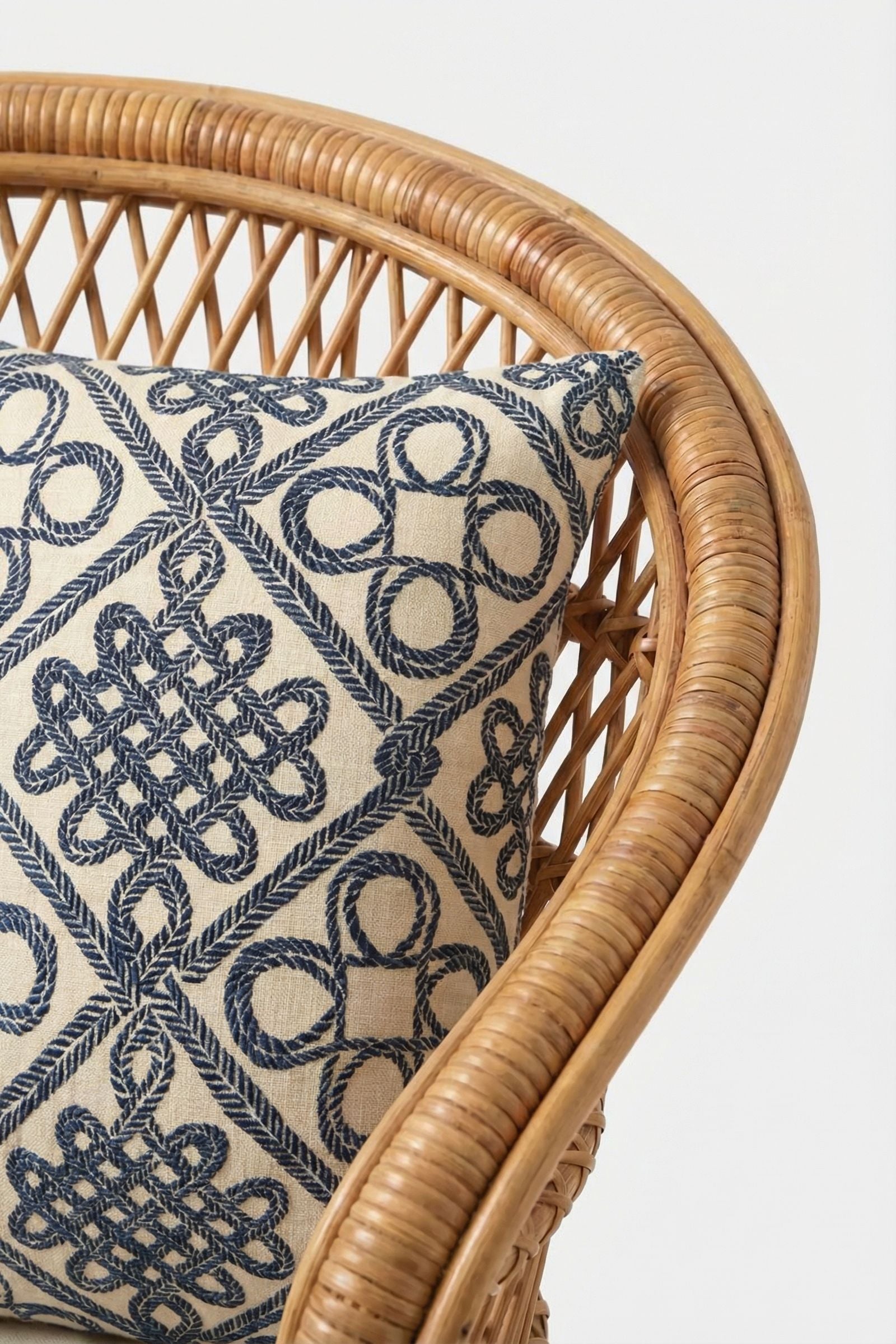 Trina Turk Costa Mesa Embroidered Square Pillow