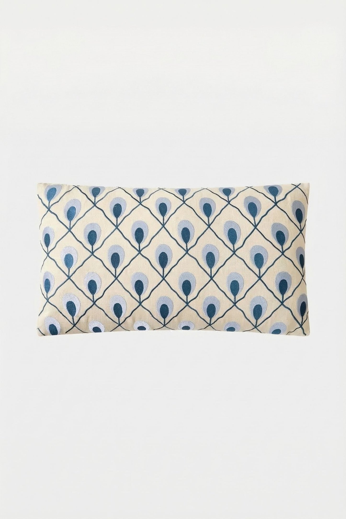 Trina Turk Roseville Embroidered Lumbar Pillow