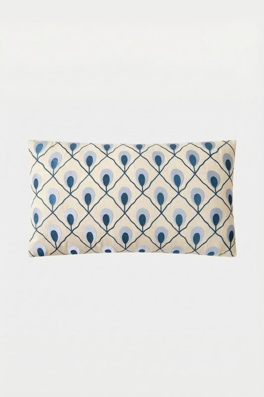 Trina Turk Roseville Embroidered Lumbar Pillow
