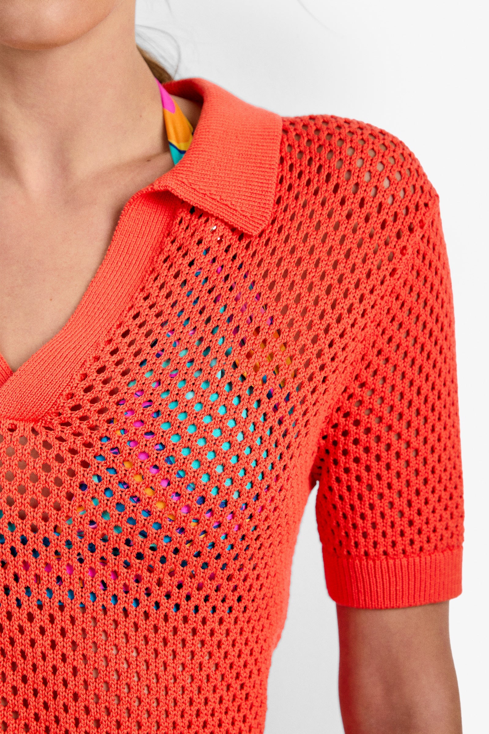 Trina Turk JADELYN MESH POLO