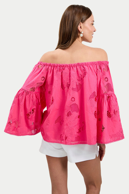 Trina Turk Perry Off-Shoulder Top