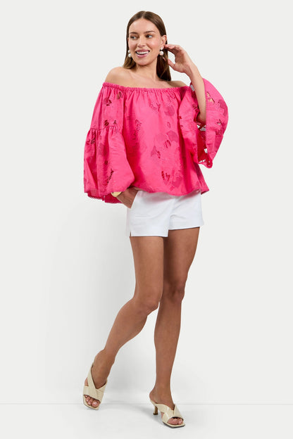 Trina Turk Perry Off-Shoulder Top