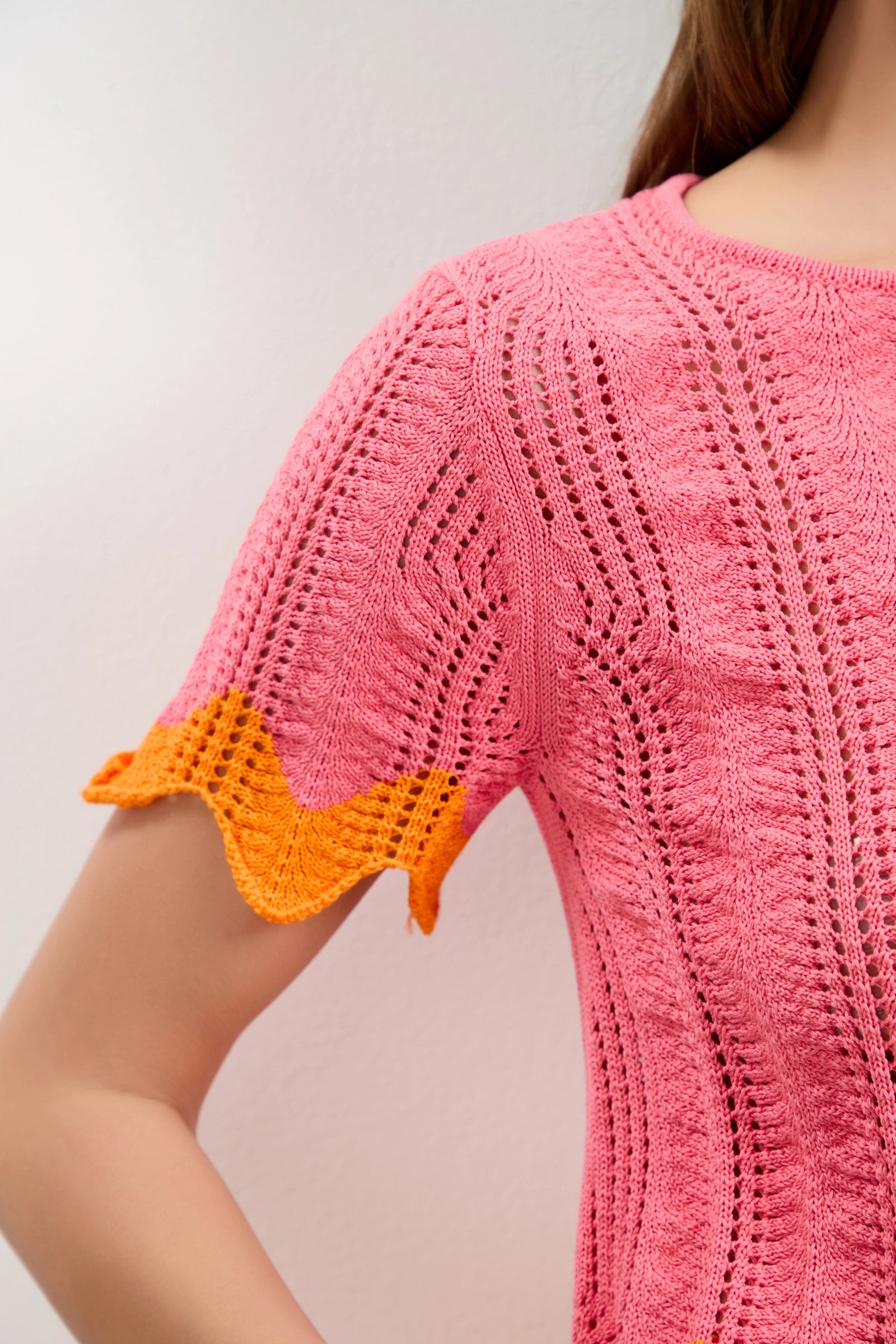 Trina Turk Playa Largo Wavy Knit Top