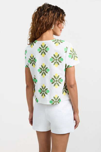 Trina Turk Salina Tie-Front Top