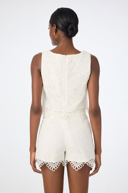 Trina Turk Albi Lace Crop Top