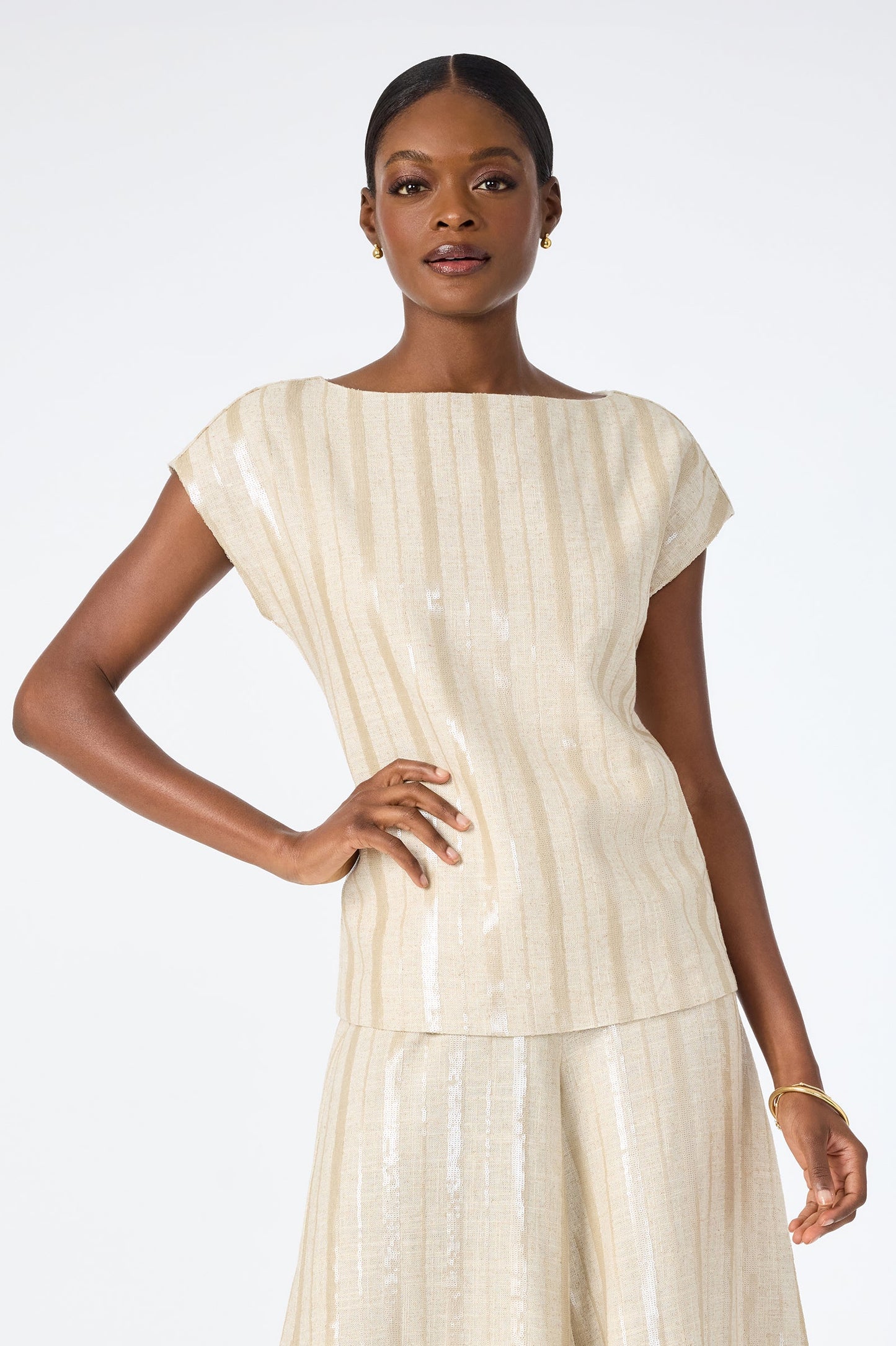 Trina Turk Breene Boatneck Top