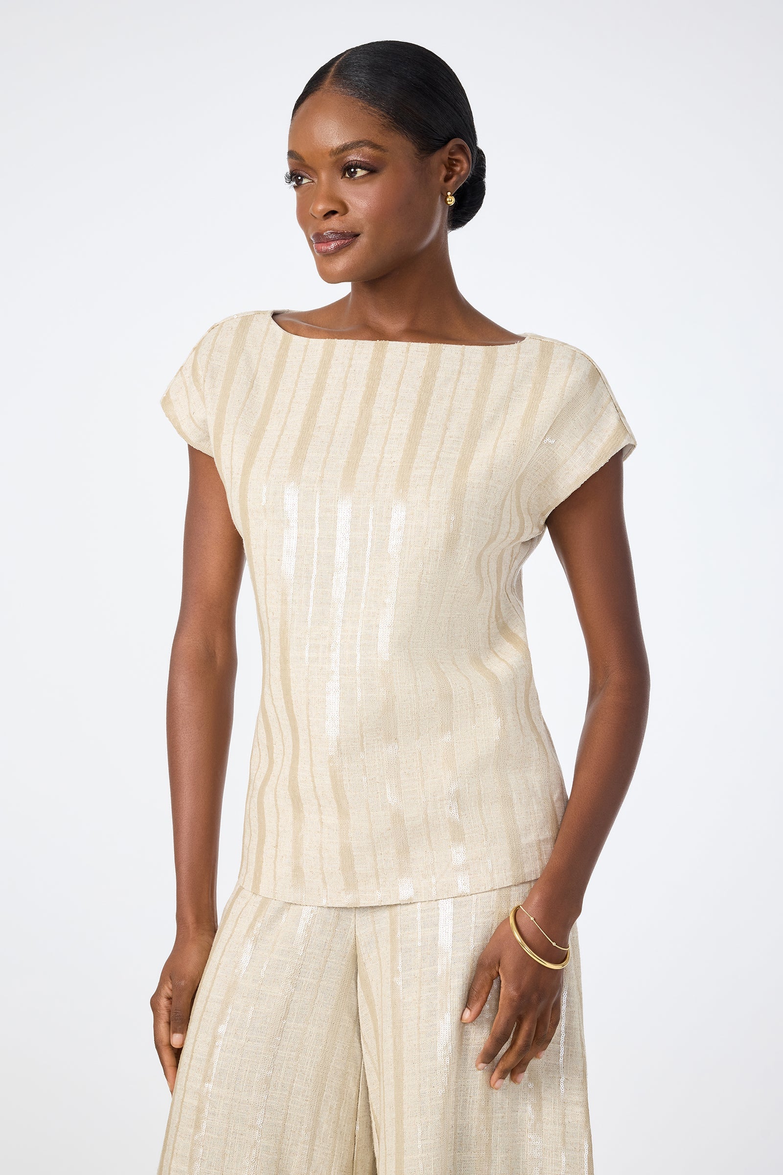 Trina Turk Breene Boatneck Top
