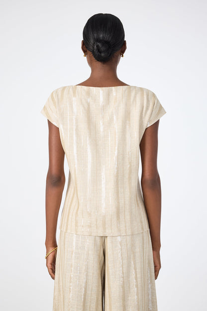 Trina Turk Breene Boatneck Top