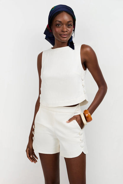 Trina Turk Siara Button Side Top