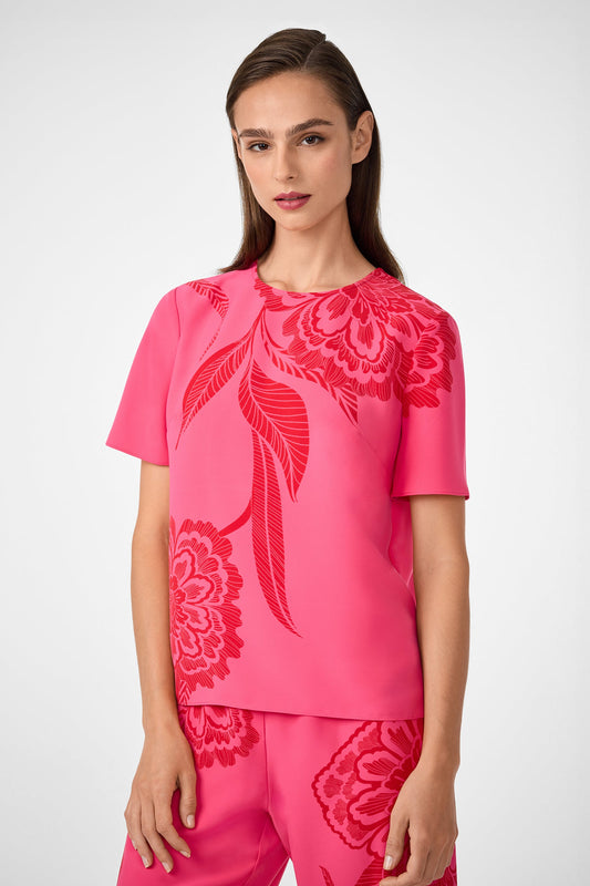 Trina Turk Sugarhill Short-Sleeve Top