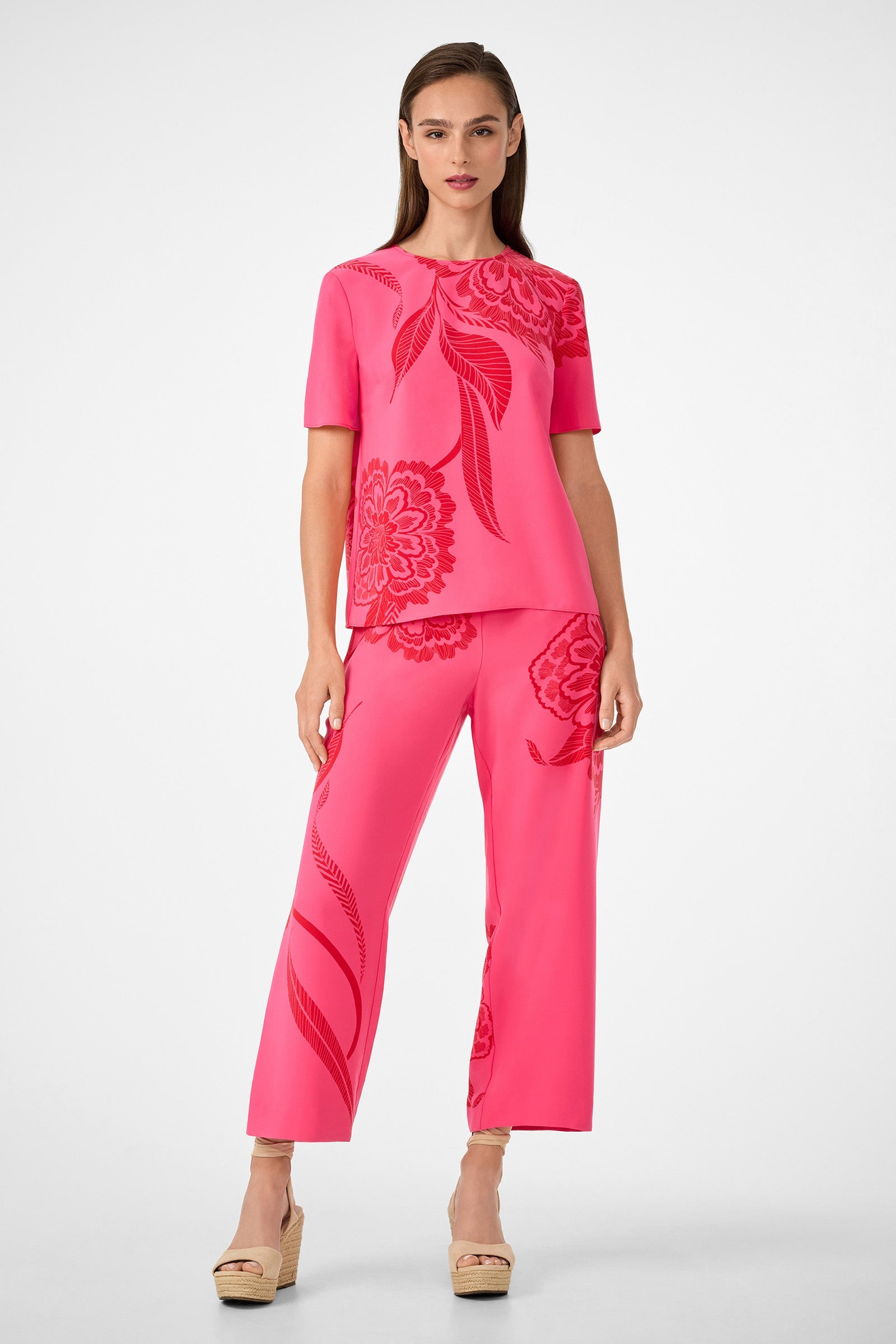 Trina Turk Sugarhill Short-Sleeve Top