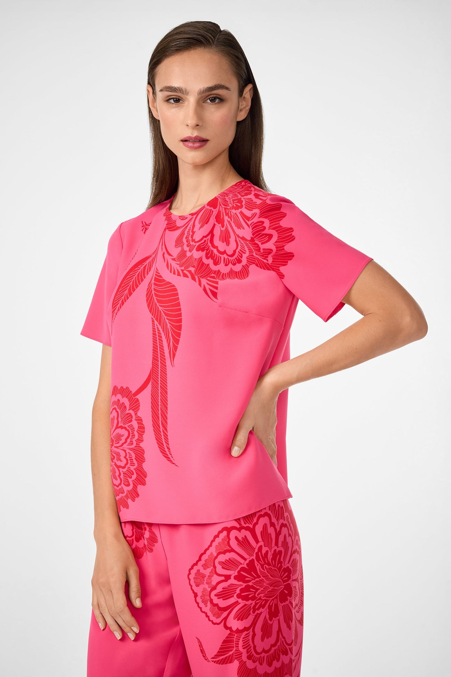 Trina Turk Sugarhill Short-Sleeve Top