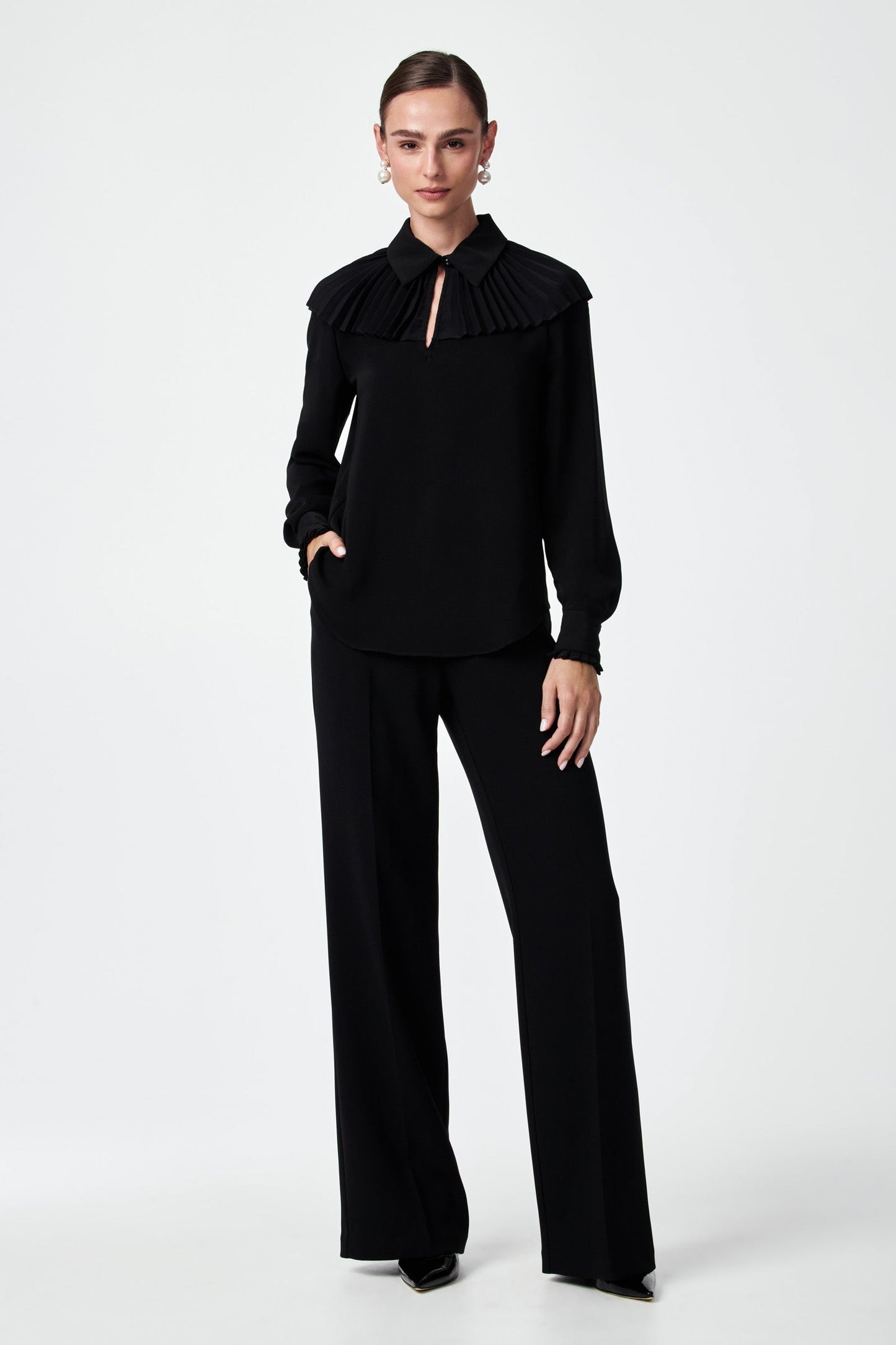 Trina Turk Windmill Pleated Top