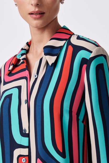 Trina Turk Montero Button-Up Shirt