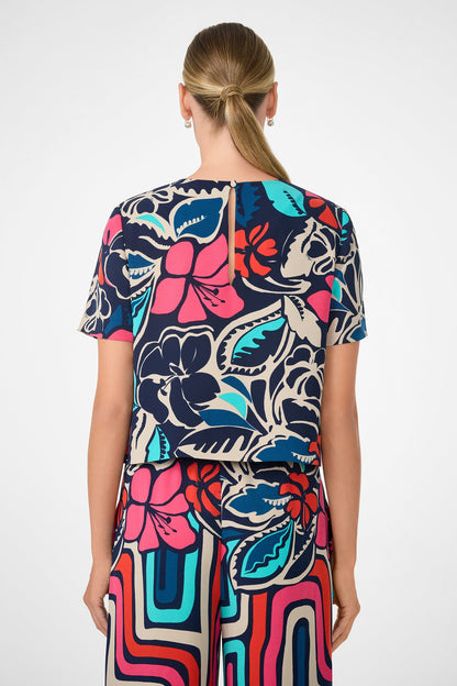 Trina Turk Sitio Short-Sleeve Top