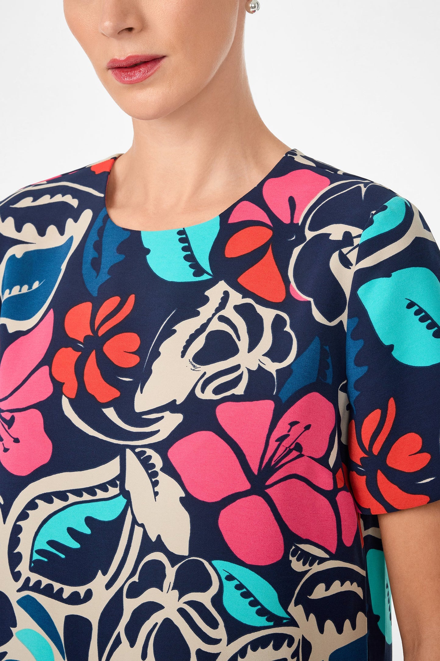 Trina Turk Sitio Short-Sleeve Top