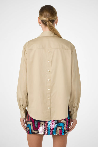 Trina Turk Burle Button-Back Shirt