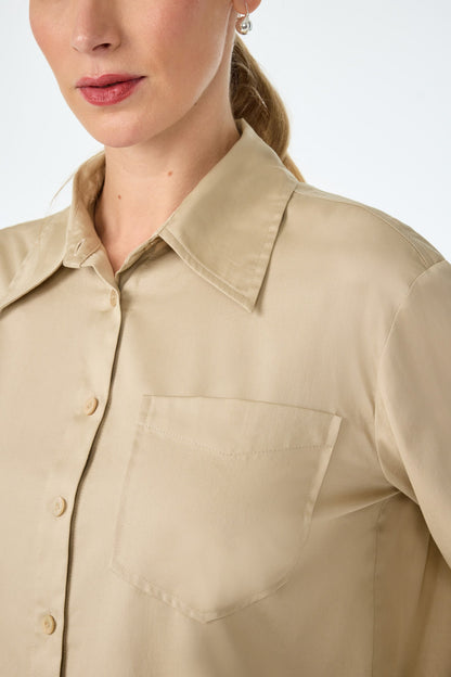 Trina Turk Burle Button-Back Shirt