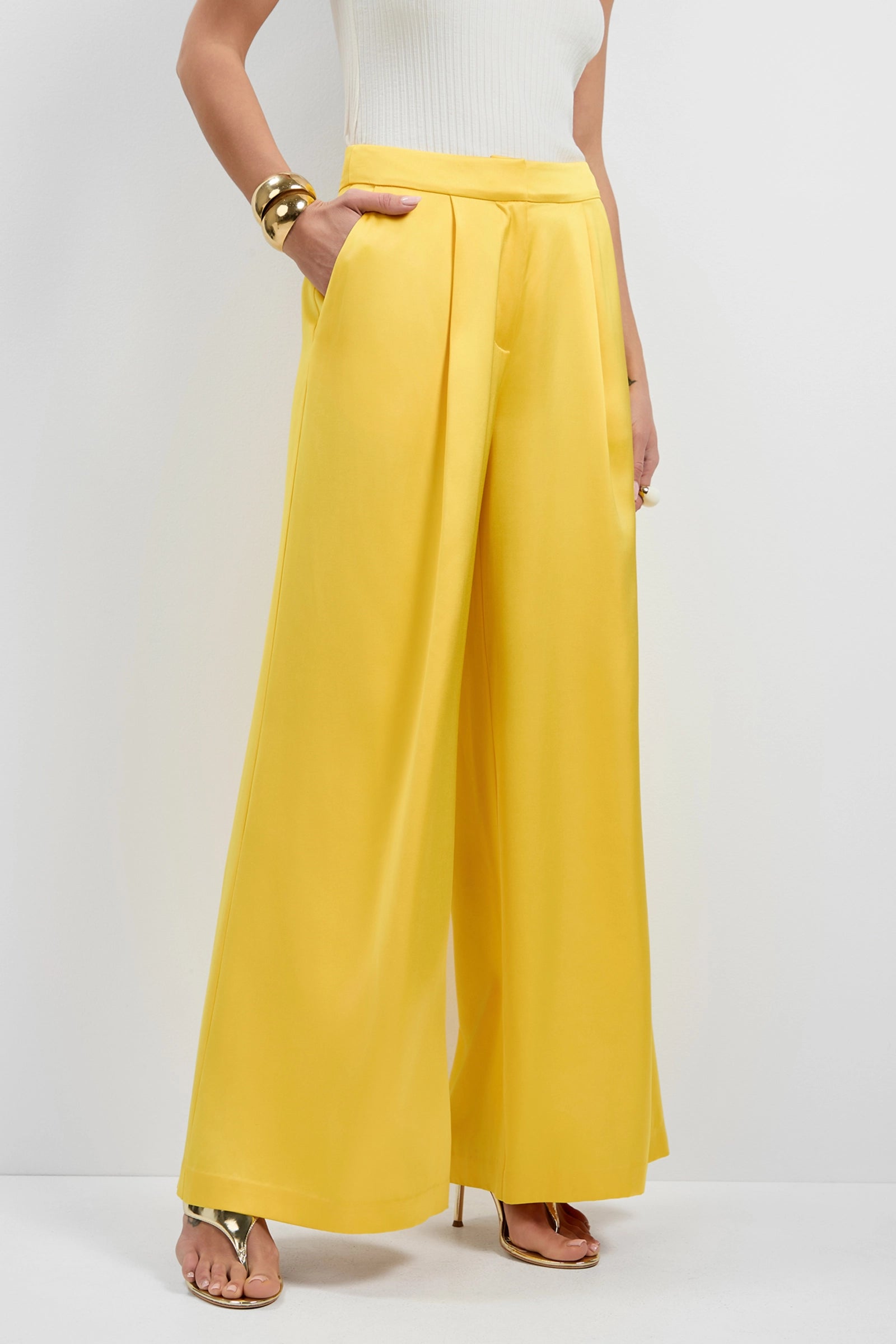 Trina Turk Pontaccio Satin Pant