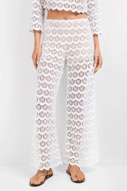 Trina Turk Dzo Dzo Crochet Lace Pant