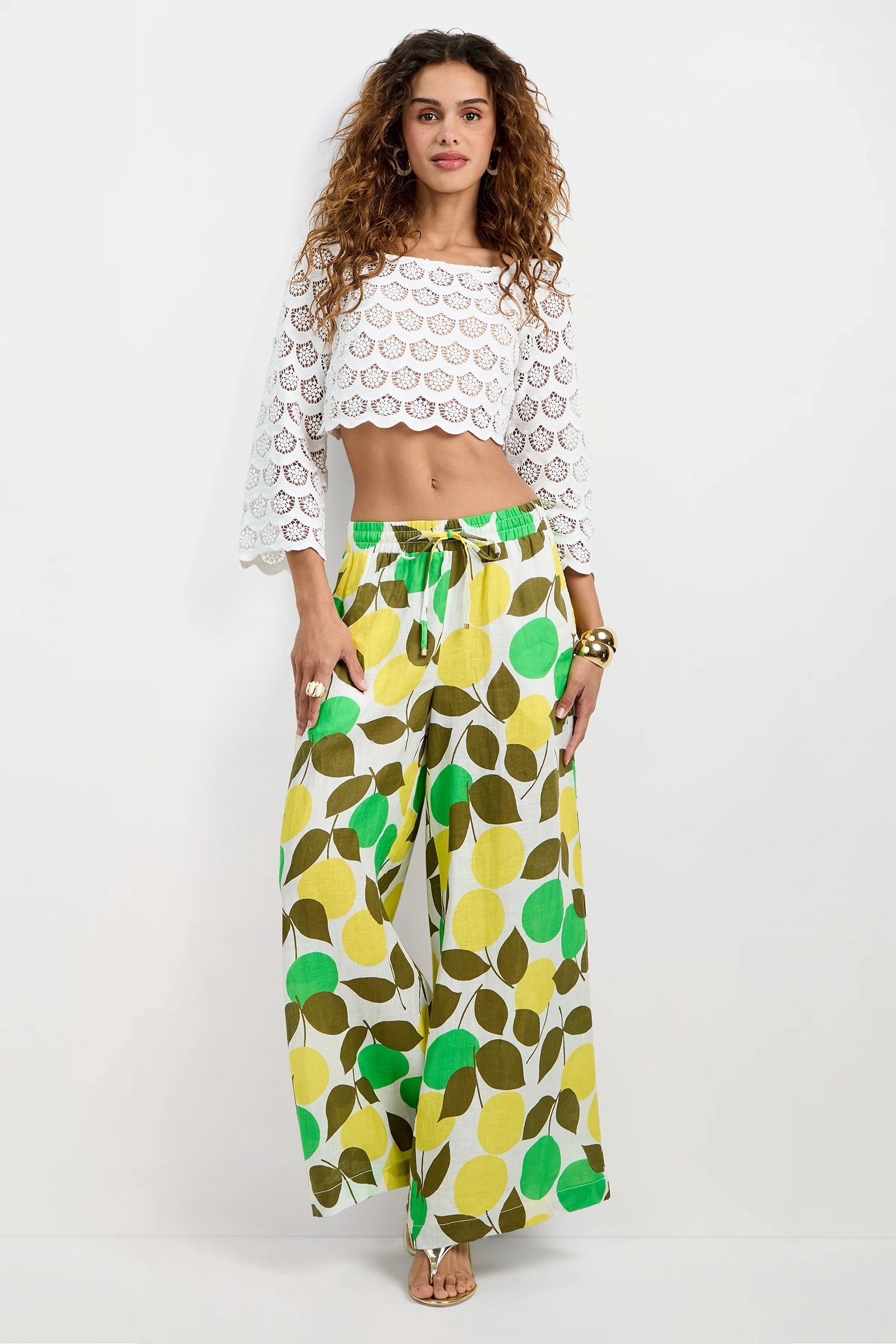 Trina Turk Azule Wide-Leg Pant