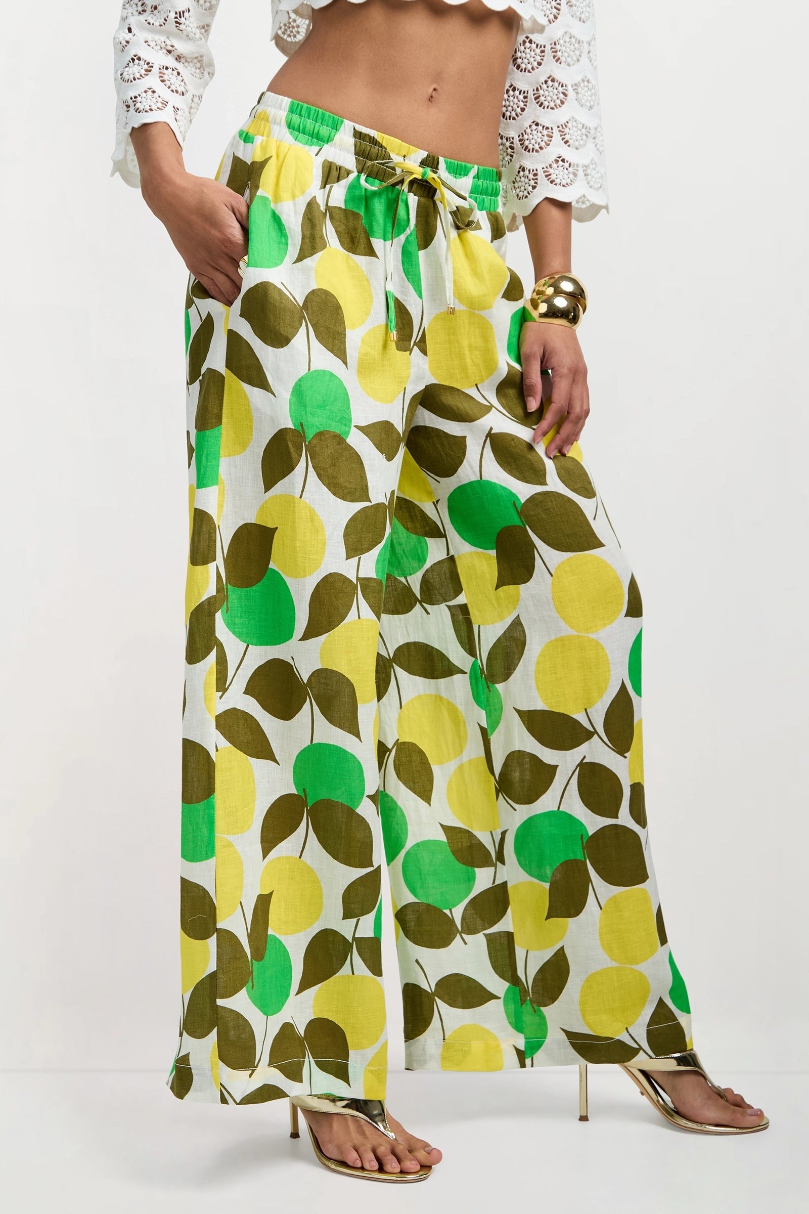 Trina Turk Azule Wide-Leg Pant