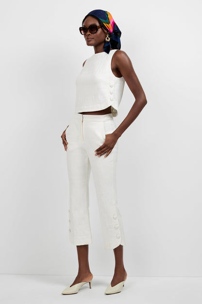 Trina Turk Tortona Button Hem Pant