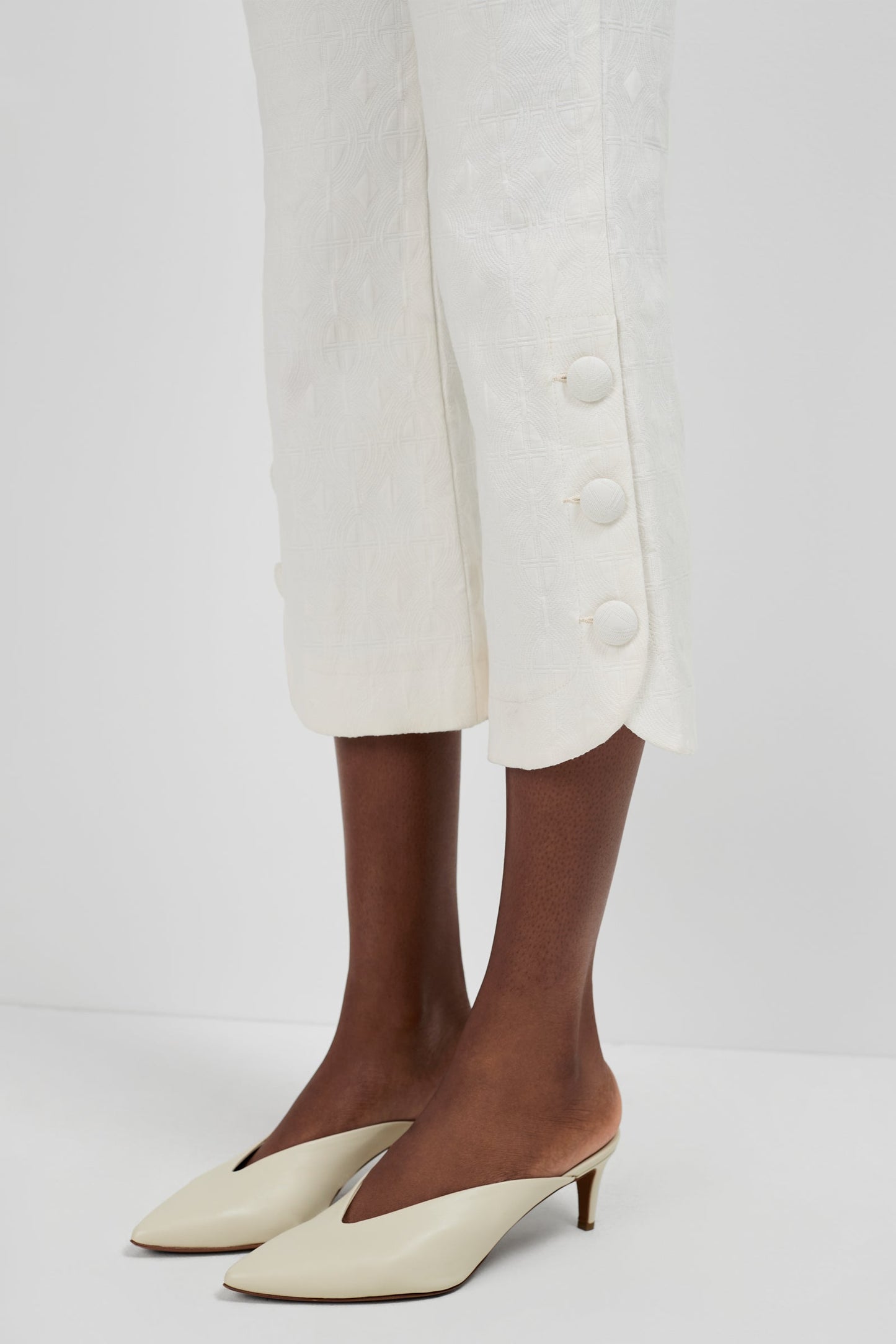 Trina Turk Tortona Button Hem Pant