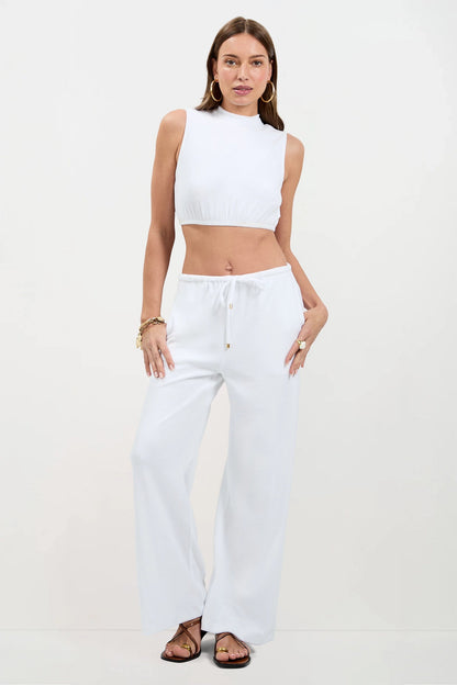 Trina Turk Linsk Wide-Leg Pant - Poolside Terry