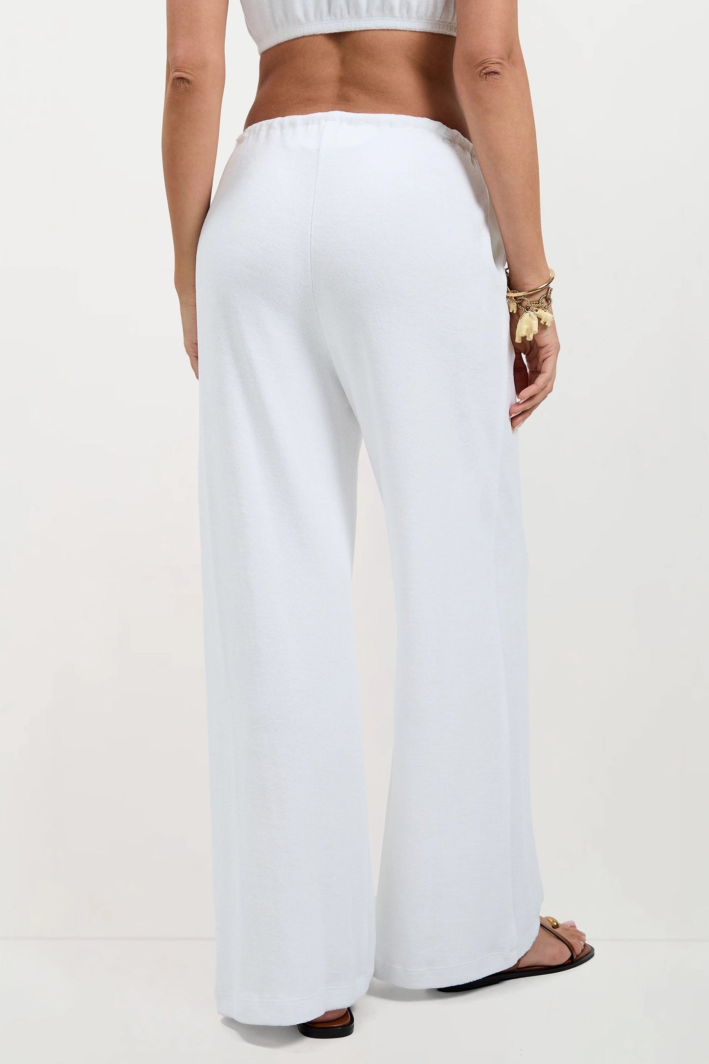 Trina Turk Linsk Wide-Leg Pant - Poolside Terry