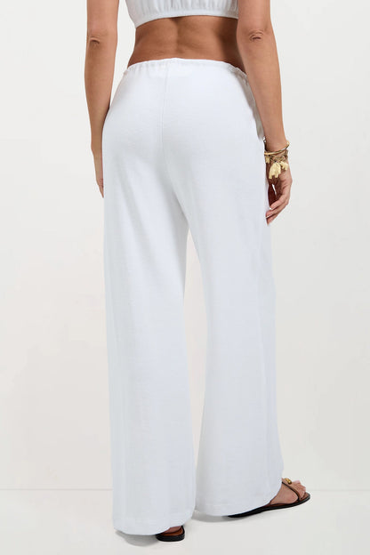 Trina Turk Linsk Wide-Leg Pant - Poolside Terry