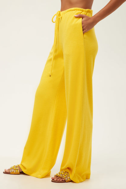 Trina Turk Linsk Wide-Leg Pant - Poolside Terry