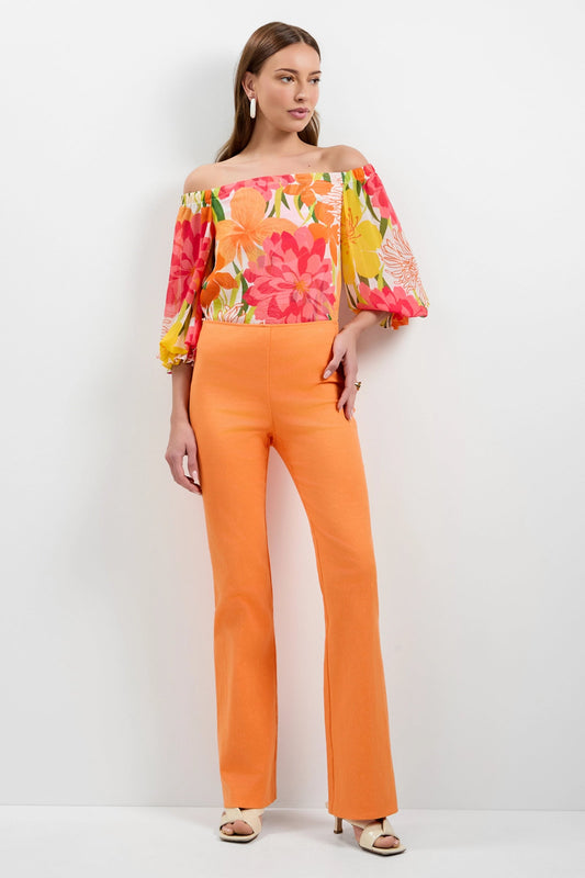 Trina Turk Jacoba Slim-Fit Bootcut Pant