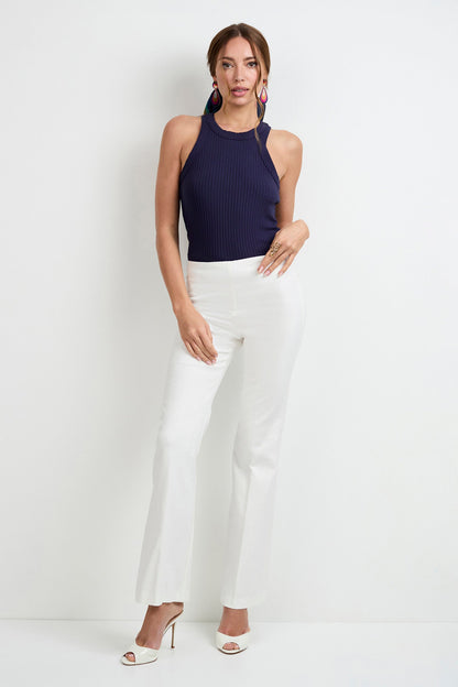 Trina Turk Jacoba Slim-Fit Bootcut Pant
