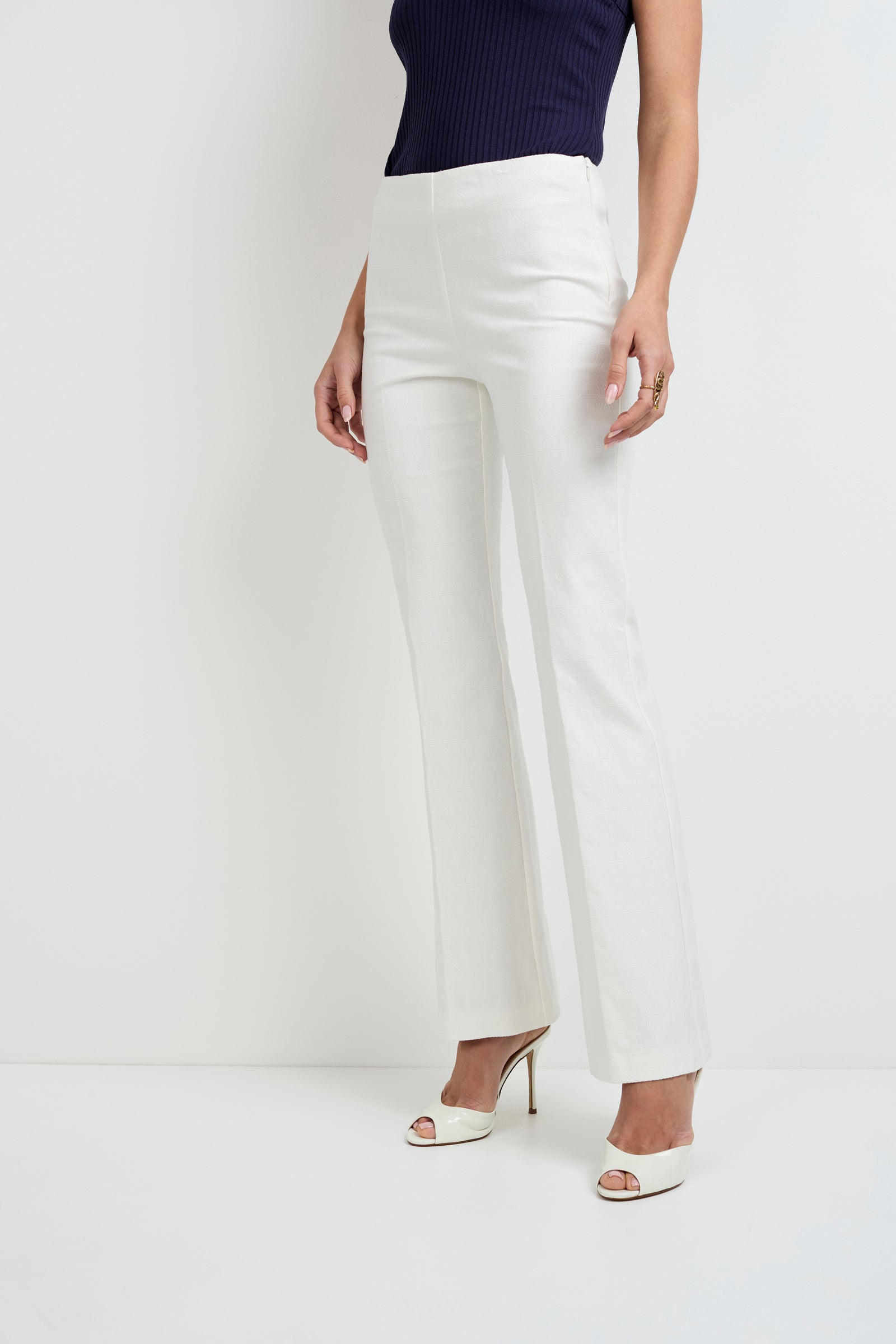 Trina Turk Jacoba Slim-Fit Bootcut Pant
