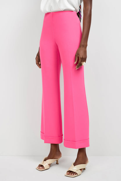 Trina Turk Loren Cropped Kick-Flare Pant
