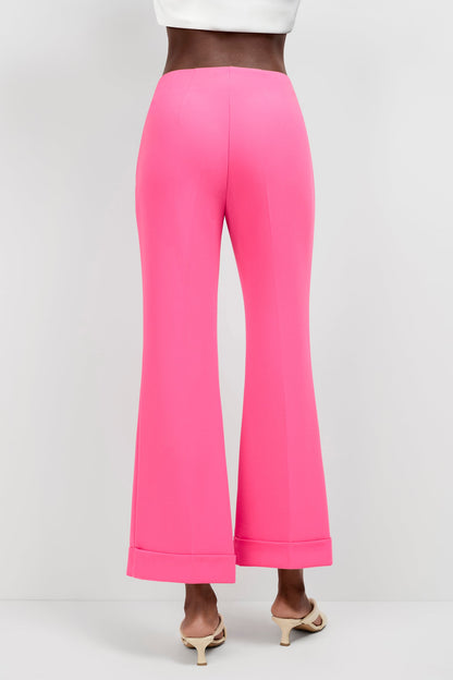 Trina Turk Loren Cropped Kick-Flare Pant
