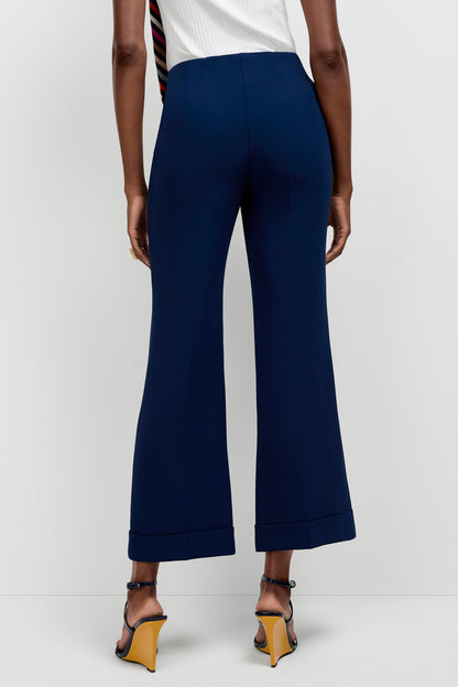 Trina Turk Loren Cropped Kick-Flare Pant