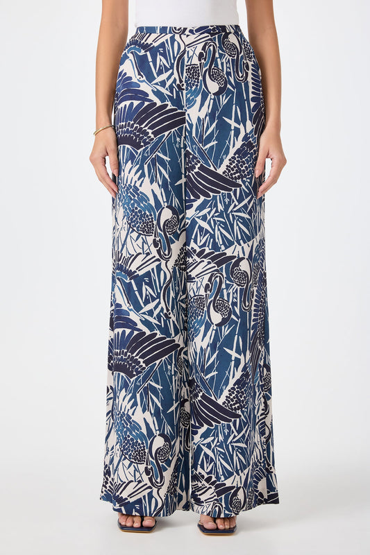 Trina Turk Tavia Wide-Leg Pant - Tsuru