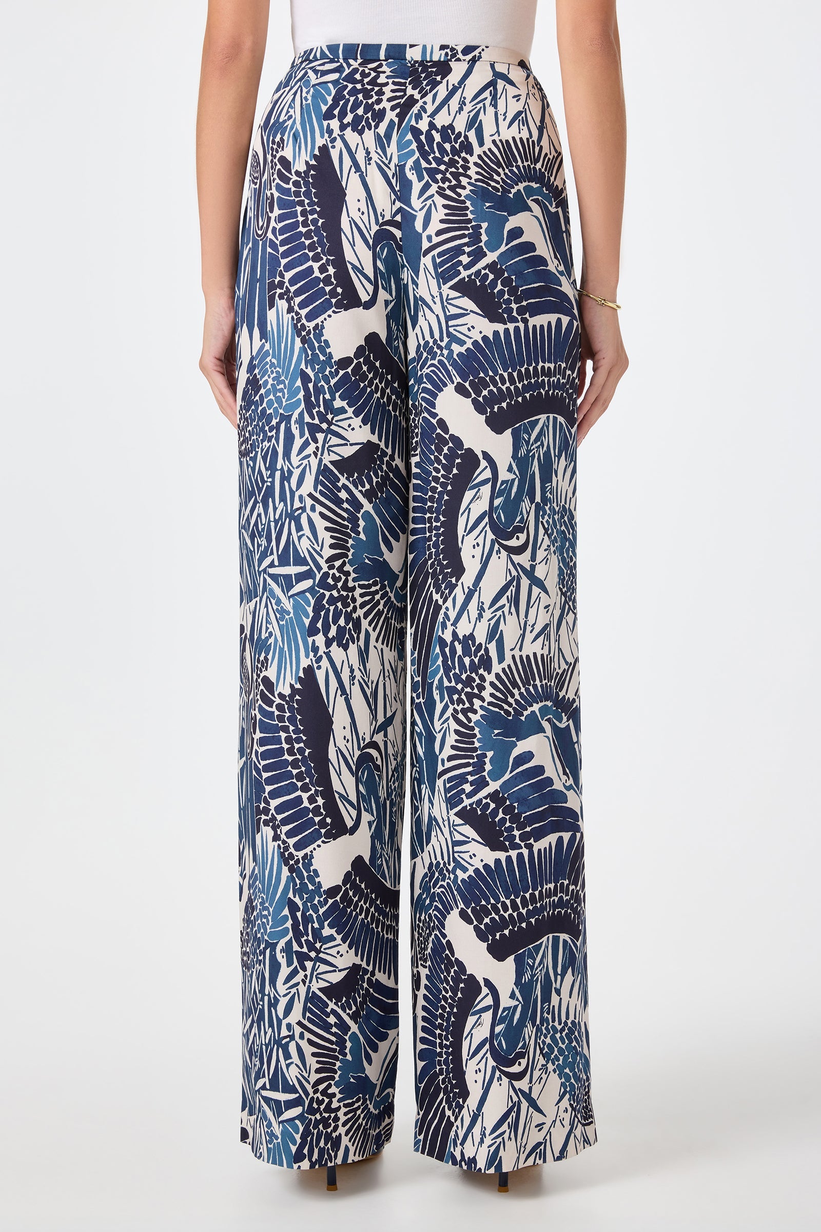 Trina Turk Tavia Wide-Leg Pant - Tsuru