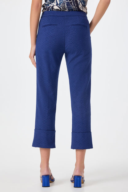 Trina Turk Banshee Cropped Cuff Hem Pant