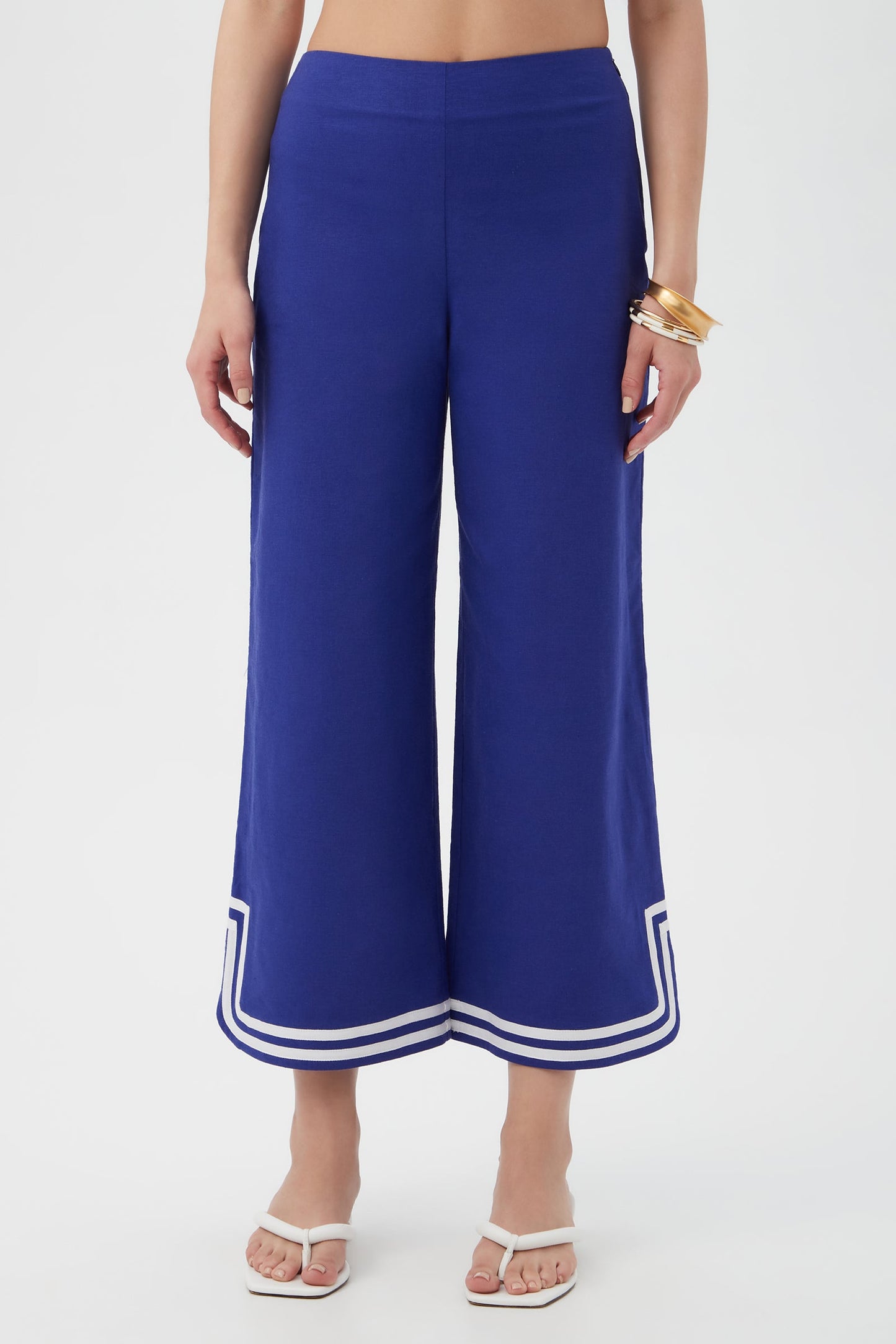 Trina Turk Abbey Wide-Leg Crop Pant
