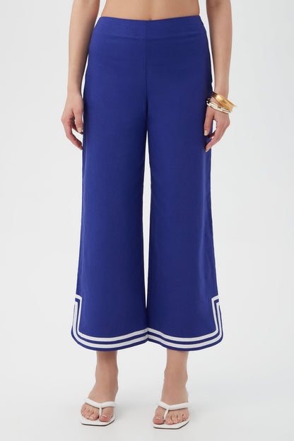 Trina Turk Abbey Wide-Leg Crop Pant