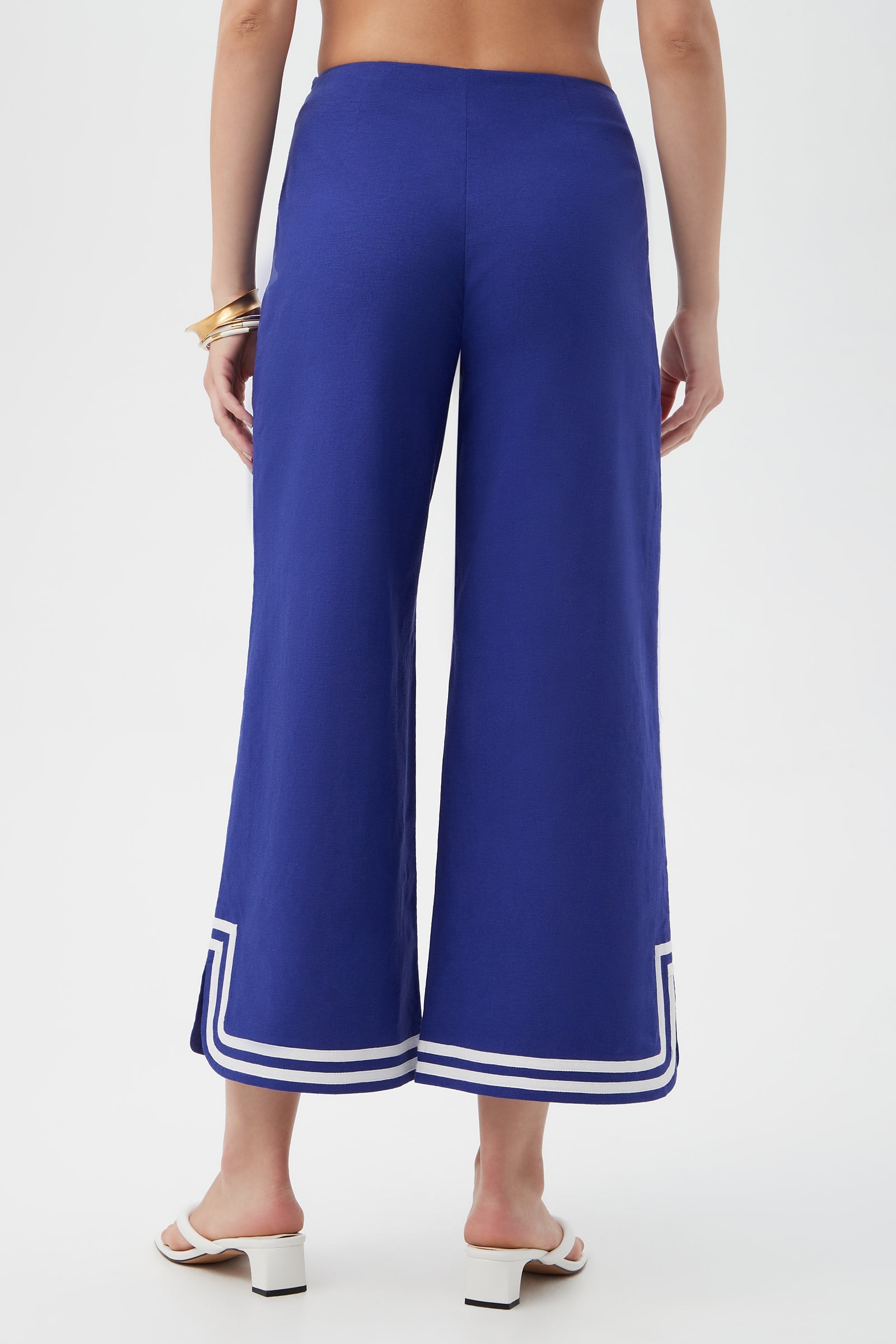 Trina Turk Abbey Wide-Leg Crop Pant