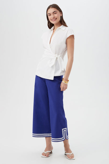 Trina Turk Abbey Wide-Leg Crop Pant