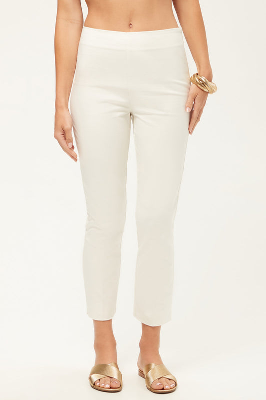 Trina Turk Tie Breaker Slim Crop Pant - Solid Suiting