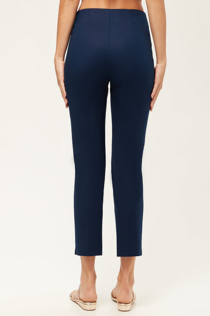 Trina Turk Tie Breaker Slim Crop Pant - Solid Suiting