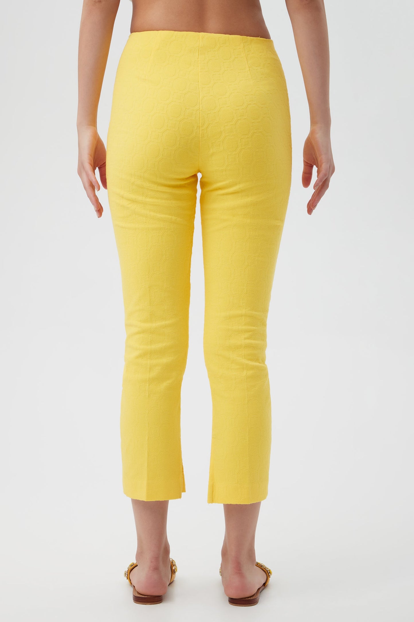Trina Turk Pop Slim-Leg Stretch Pant