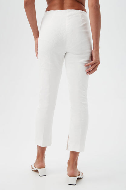 Trina Turk Pop Slim-Leg Stretch Pant